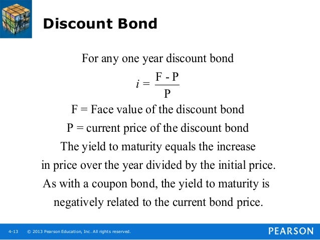 Difference coupon yield to maturity