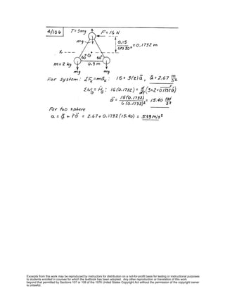 Excerpts from this work may be reproduced by instructors for distribution on a not-for-profit basis for testing or instructional purposes
to students enrolled in courses for which the textbook has been adopted. Any other reproduction or translation of this work
beyond that permitted by Sections 107 or 108 of the 1976 United States Copyright Act without the permission of the copyright owner
is unlawful.
 