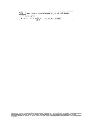 Excerpts from this work may be reproduced by instructors for distribution on a not-for-profit basis for testing or instructional purposes
to students enrolled in courses for which the textbook has been adopted. Any other reproduction or translation of this work
beyond that permitted by Sections 107 or 108 of the 1976 United States Copyright Act without the permission of the copyright owner
is unlawful.
 