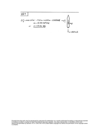 Excerpts from this work may be reproduced by instructors for distribution on a not-for-profit basis for testing or instructional purposes
to students enrolled in courses for which the textbook has been adopted. Any other reproduction or translation of this work
beyond that permitted by Sections 107 or 108 of the 1976 United States Copyright Act without the permission of the copyright owner
is unlawful.
 