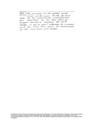 Excerpts from this work may be reproduced by instructors for distribution on a not-for-profit basis for testing or instructional purposes
to students enrolled in courses for which the textbook has been adopted. Any other reproduction or translation of this work
beyond that permitted by Sections 107 or 108 of the 1976 United States Copyright Act without the permission of the copyright owner
is unlawful.
 