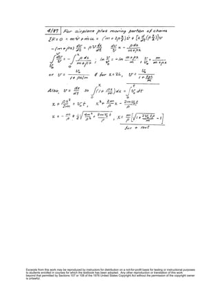 Excerpts from this work may be reproduced by instructors for distribution on a not-for-profit basis for testing or instructional purposes
to students enrolled in courses for which the textbook has been adopted. Any other reproduction or translation of this work
beyond that permitted by Sections 107 or 108 of the 1976 United States Copyright Act without the permission of the copyright owner
is unlawful.
 