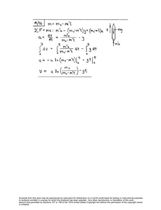 Excerpts from this work may be reproduced by instructors for distribution on a not-for-profit basis for testing or instructional purposes
to students enrolled in courses for which the textbook has been adopted. Any other reproduction or translation of this work
beyond that permitted by Sections 107 or 108 of the 1976 United States Copyright Act without the permission of the copyright owner
is unlawful.
 