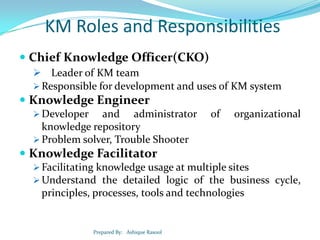 Chapter 4 - Knowledge Management