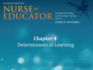 Chapter 4
Determinants of Learning

 
