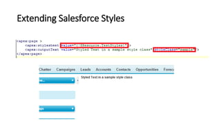 Extending Salesforce Styles
 