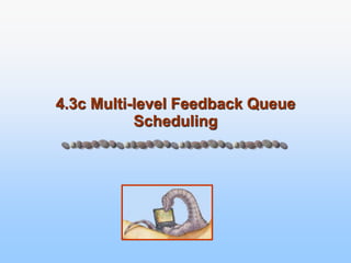 4.3c Multi-level Feedback Queue
Scheduling
 