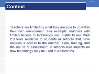 Teaching & Learning Frameworks for Integrating Technology in the ...