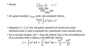 Chapter 4: Torsion | PPTX