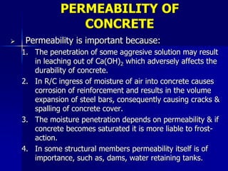 Properties of fresh and Hardened Concrete | PPT
