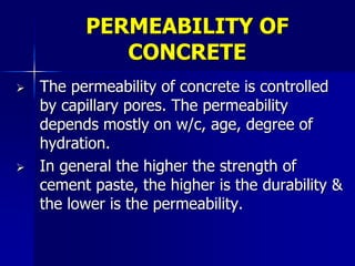 Properties of fresh and Hardened Concrete | PPT