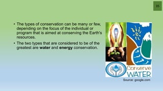 Conservation Typesa TES# Chapter 4 | PPTX