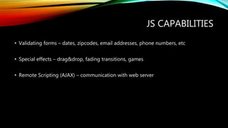 Upstate CSCI 450 WebDev Chapter 4