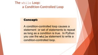 Repitition Structure | PPT | Programming Languages | Computing