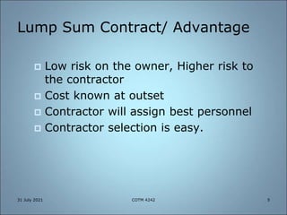 Chapter 4- Contract Management | PPT