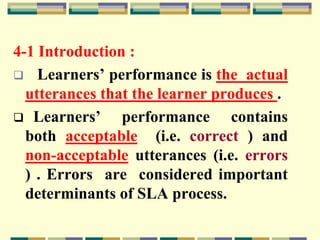 Chapter 4. -- Approaches to Learners’ Performance- ALL.ppt
