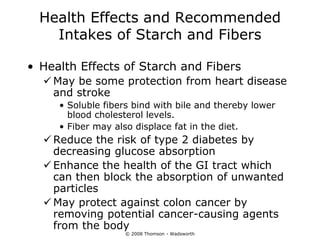 Starch Intake Carbohydrates | PPT