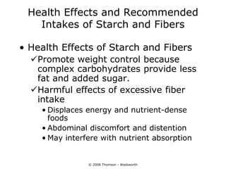 Starch Intake Carbohydrates | PPT
