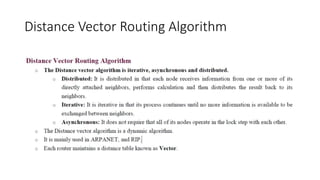 Distance Vector Routing Algorithm
 