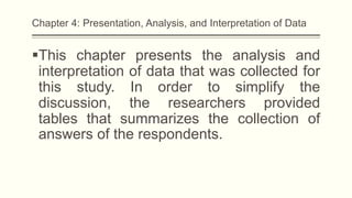 Chapter 4 of practical Research Paper.pptx | Science