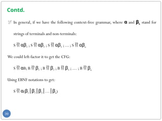 Chapter 4.pptx compiler design lecture note | PPTX
