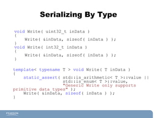 Multiplayer Game Programming Object Serialization Chapter 4.ppt
