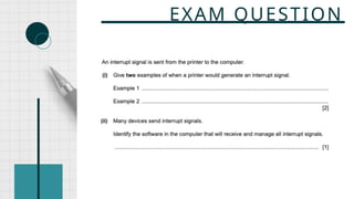 EXAM QUESTION
 