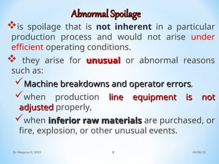 Process Spilage Example Chapter 4.ppt123456789098765544321qwerty | PPT