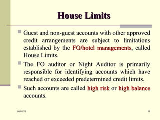 Chapter 4. Front office Accounting in hotel | PPT