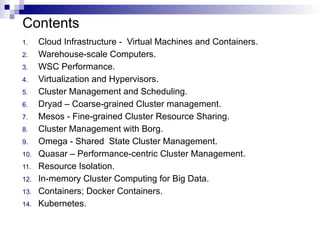Cloud infrastructure, Virtualization tec | PPTX