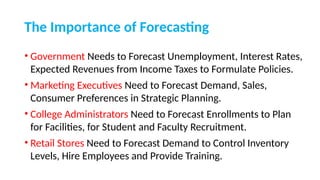 Principles of Management Forecasting concept | PPTX
