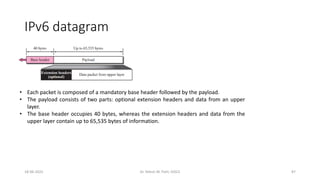Chapter4.pdf - Network Layer with Subnetting and Routing Algorithms | PDF