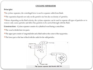 CHAPTER 4. Size Reduction, Size Separation, Mixing, Filtration, Drying ...