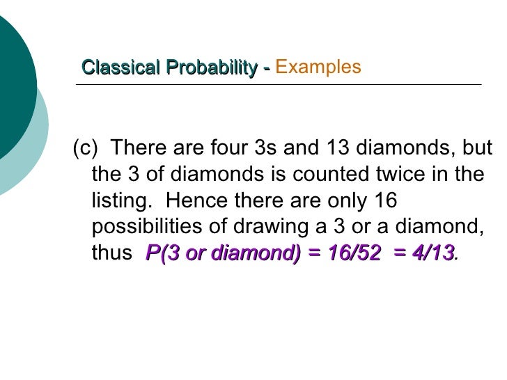 classical probability