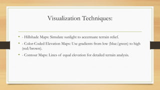 Comprehensive Guide to Data Visualization and GIS Mapping Techniques | PPTX