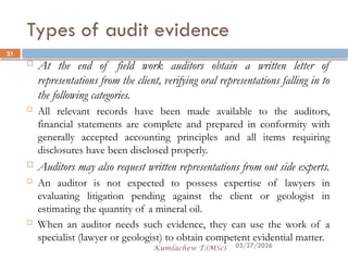 Comprehensive Guide to Audit Evidence in Financial Statement Auditing ...