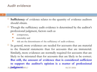 Comprehensive Guide to Audit Evidence in Financial Statement Auditing ...