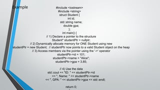 Comprehensive Guide to Using Structures in C++ Programming | PPTX