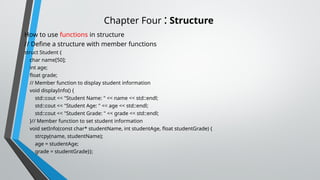 Comprehensive Guide to Using Structures in C++ Programming | PPTX