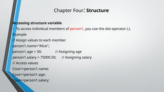 Comprehensive Guide to Using Structures in C++ Programming | PPTX