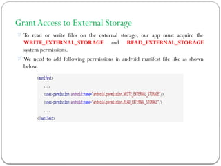 Comprehensive Guide to Data Management in Android Applications | PPTX