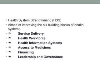 Governance and Financing Strategies for Global Health Systems | PPTX