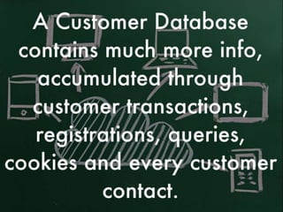 What are the pros and cons of database marketing?