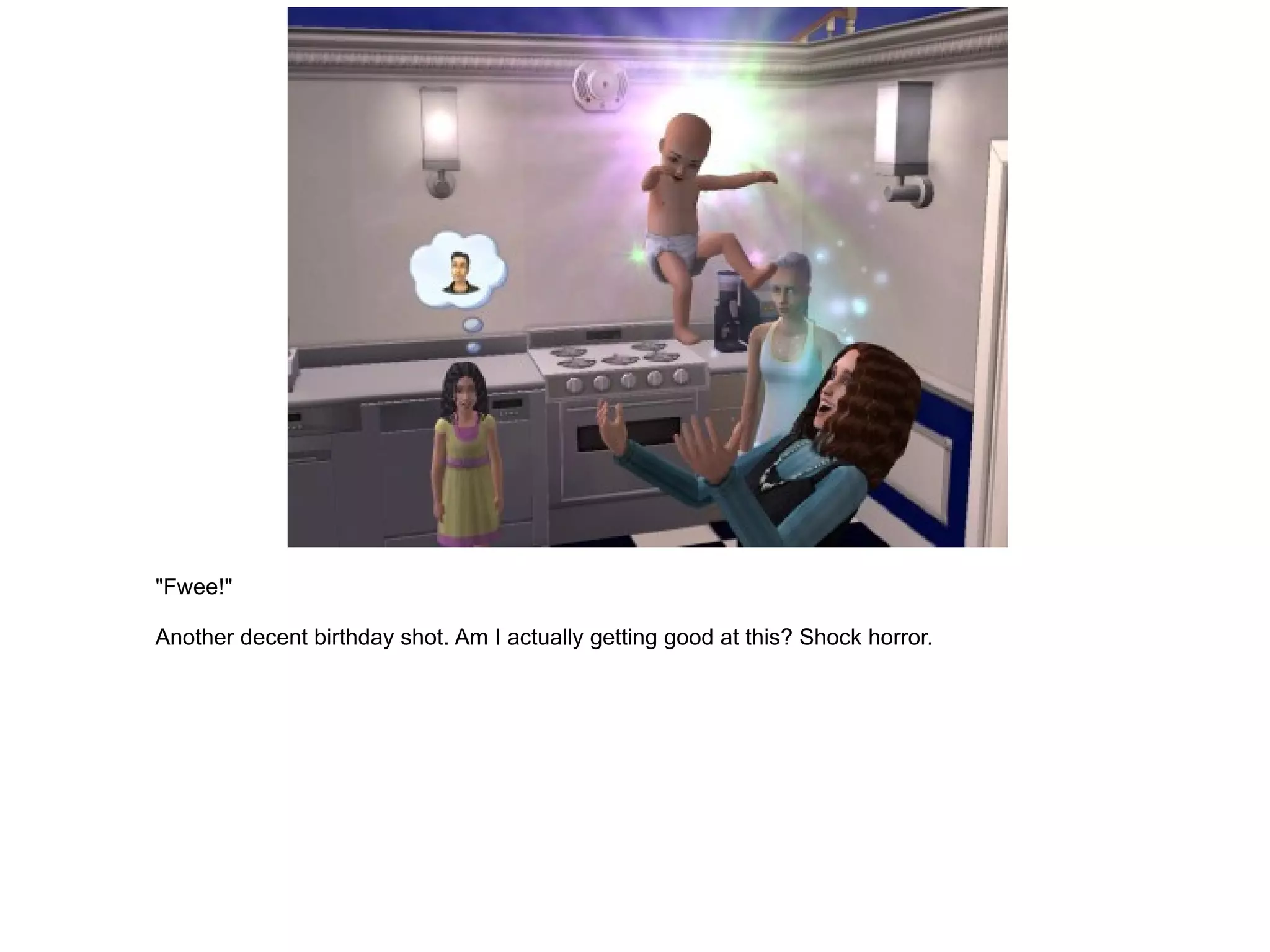 "Fwee!" Another decent birthday shot. Am I actually getting good at this? Shock horror. 