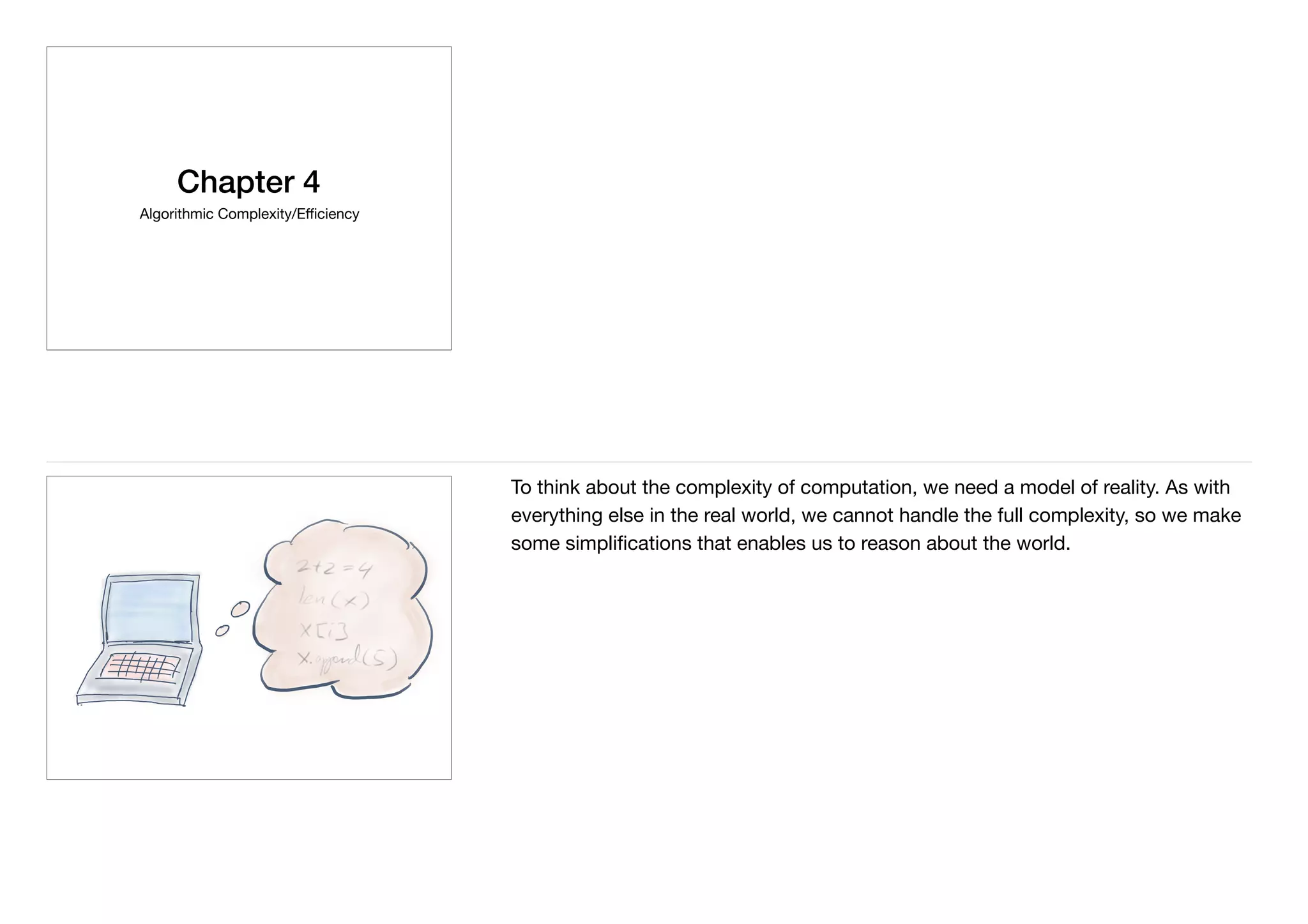 Chapter 4 algorithmic efficiency handouts (with notes) | PPT