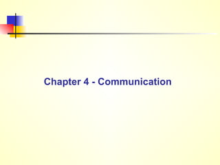 Chapter 4 - Communication   