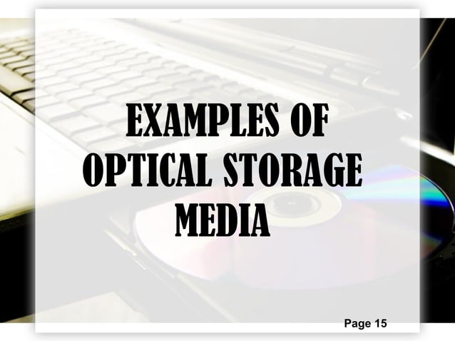 COMPUTER STORAGE | PPT
