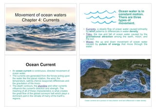 Comprehensive Overview of Ocean Currents and Their Impact on Climate | PDF