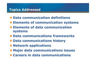 Chapter 4 data communication fundamental | PDF