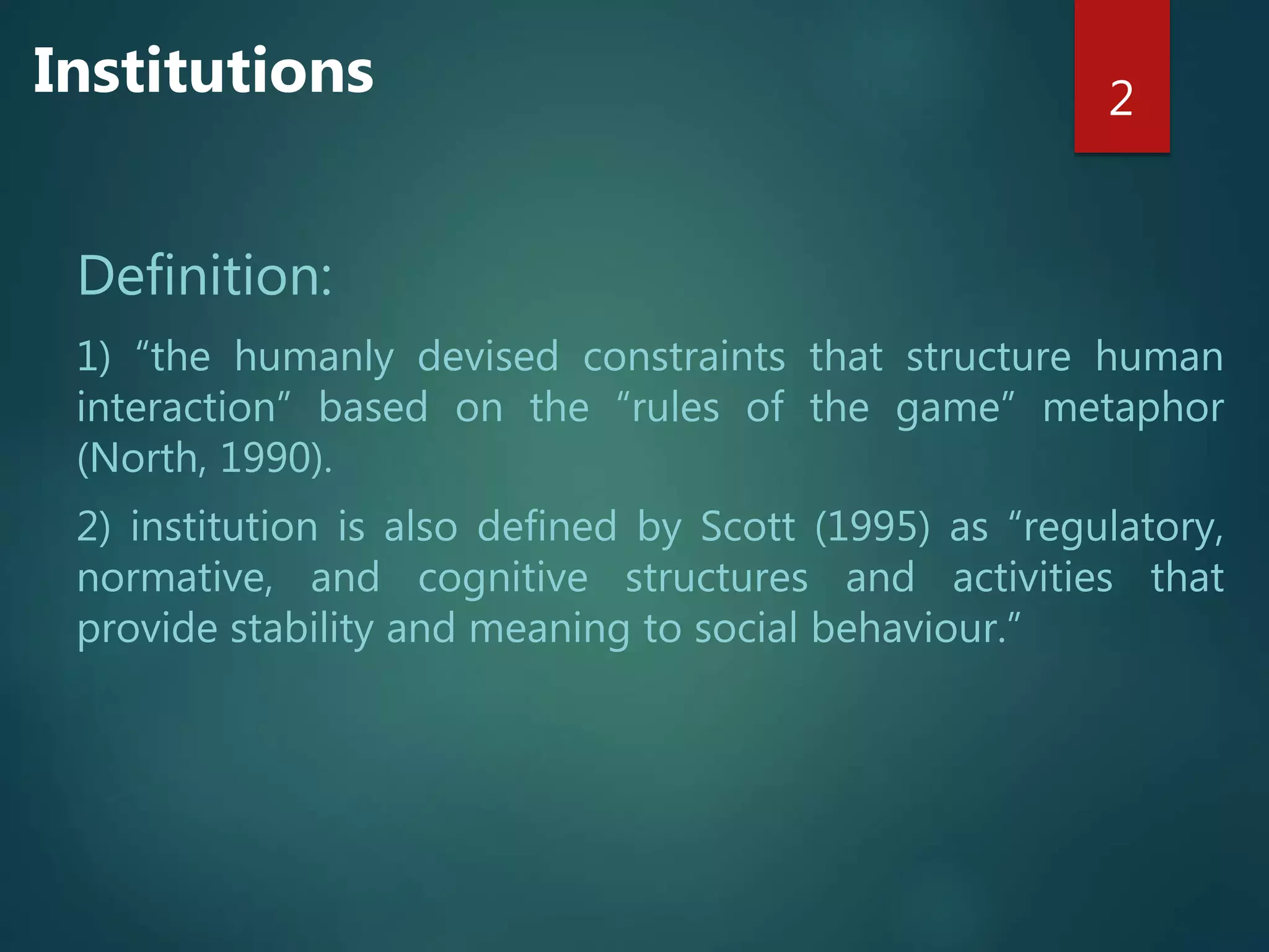 Institution Rule GBS CH 4 EMPHASIZING INSTITUTIONS, CULTURES, ETHICS | PPTX